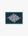 Venom Sapphire Flatwoven Rug by Jonathan Adler