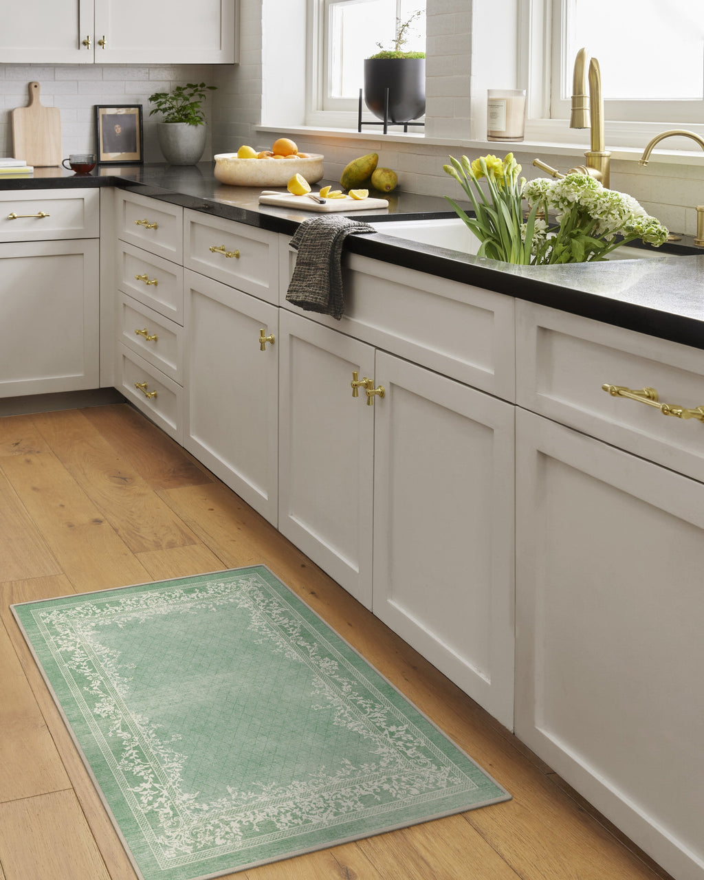 Juliet Sage Green Flatwoven Rug