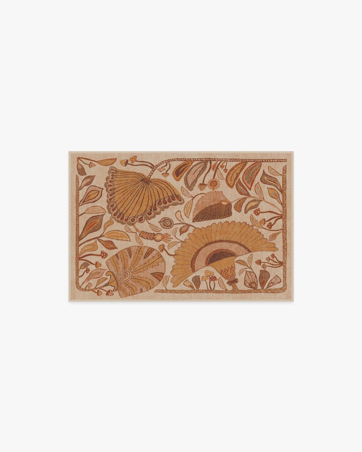 Alice Mellow Yellow Flatwoven Rug by Jungalow