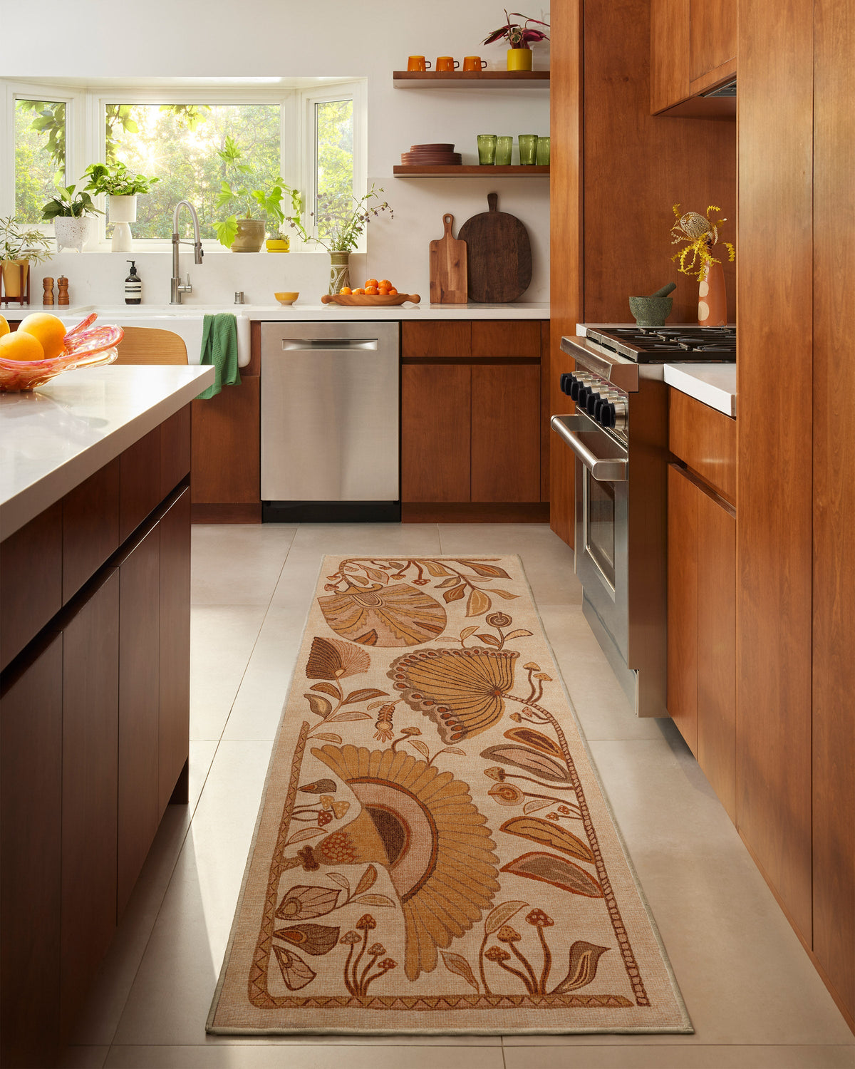 Alice Mellow Yellow Flatwoven Rug by Jungalow