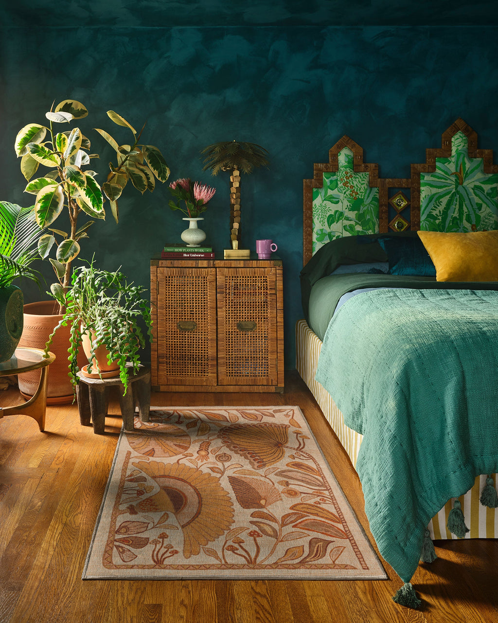 Alice Mellow Yellow Flatwoven Rug by Jungalow