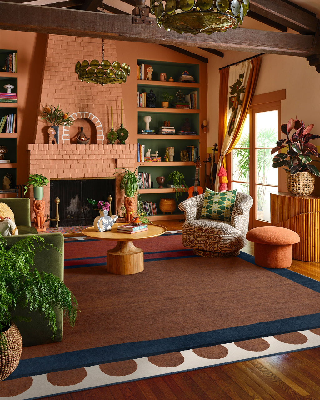 Nina Indigo & Rust Rug by Jungalow