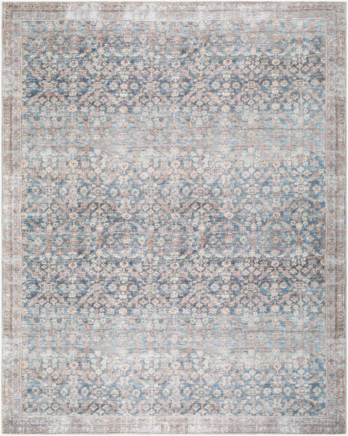 Amelia Machine Woven  Jenni Yolo Home x LIVABLISS JYAL-2302 Washable Area Rug