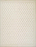 Darwid Beige Damask Washable Area Rug