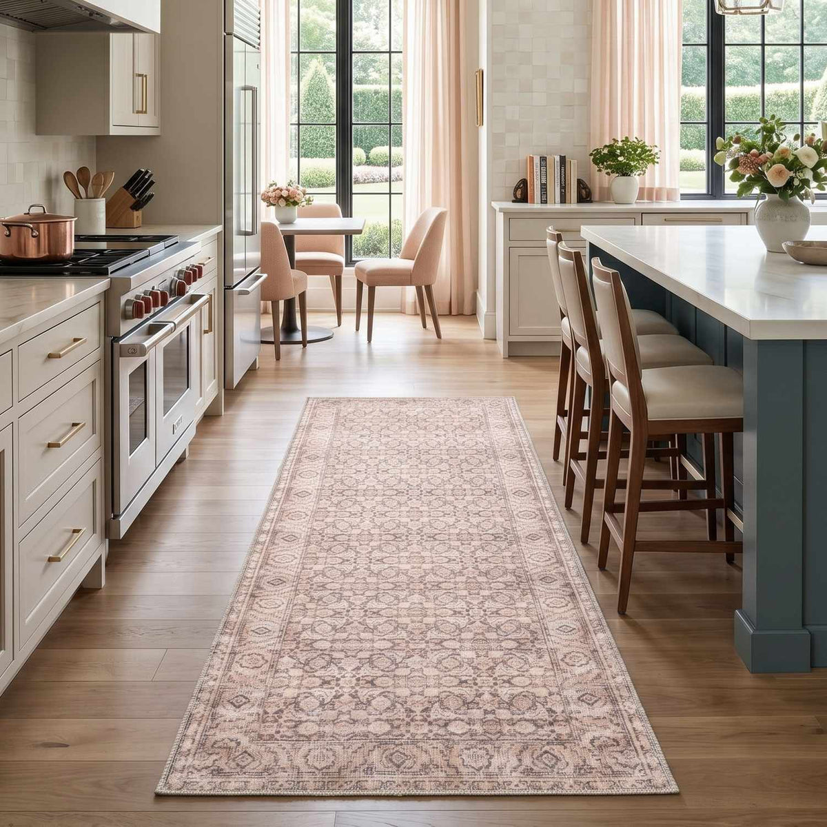 Sylvia Machine Woven  Jenni Yolo Home x LIVABLISS JYSL-2300 Washable Area Rug