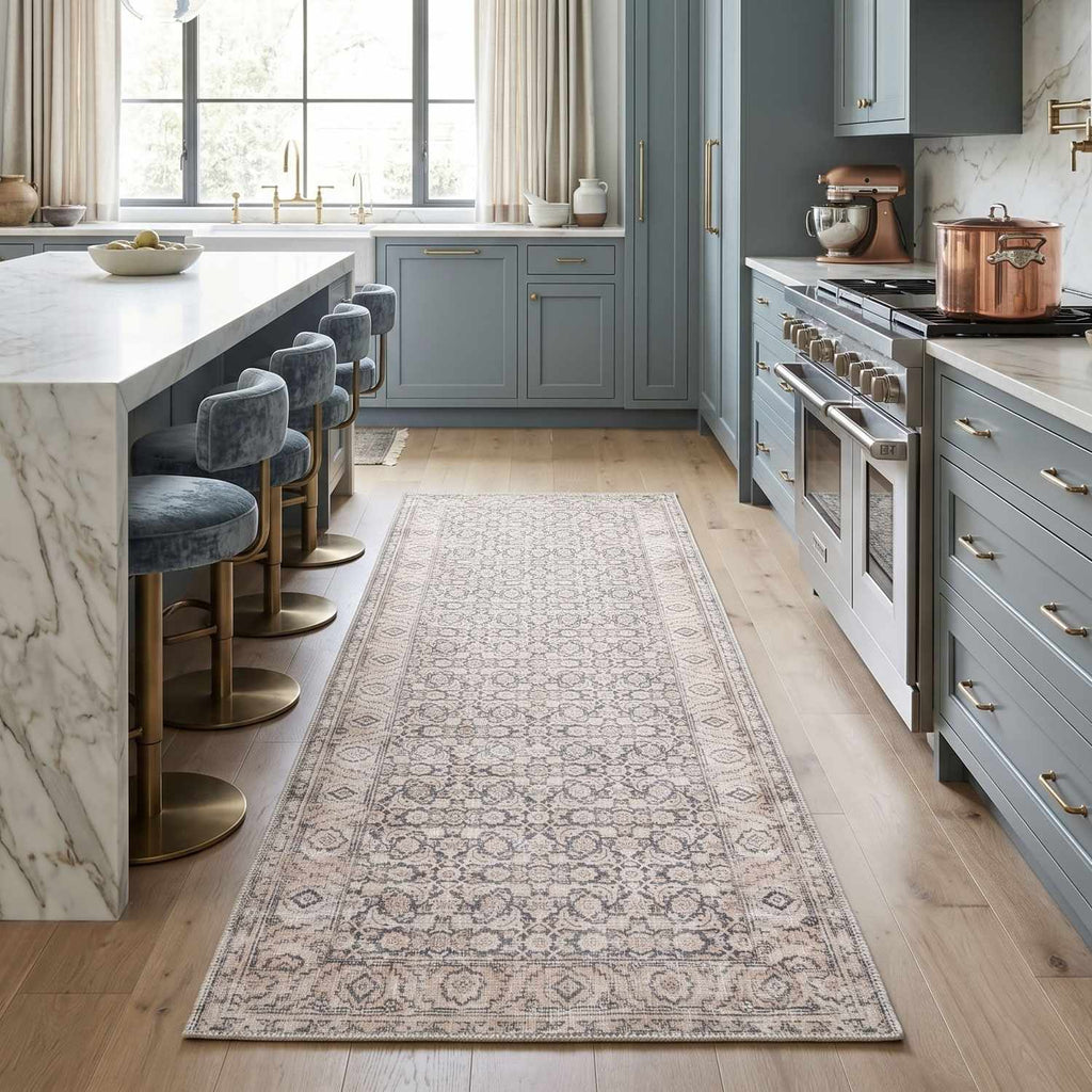 Sylvia Machine Woven  Jenni Yolo Home x LIVABLISS JYSL-2301 Washable Area Rug