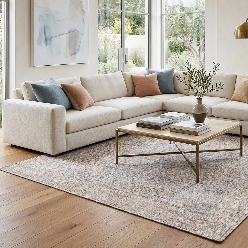 Sylvia Machine Woven  Jenni Yolo Home x LIVABLISS JYSL-2302 Washable Area Rug