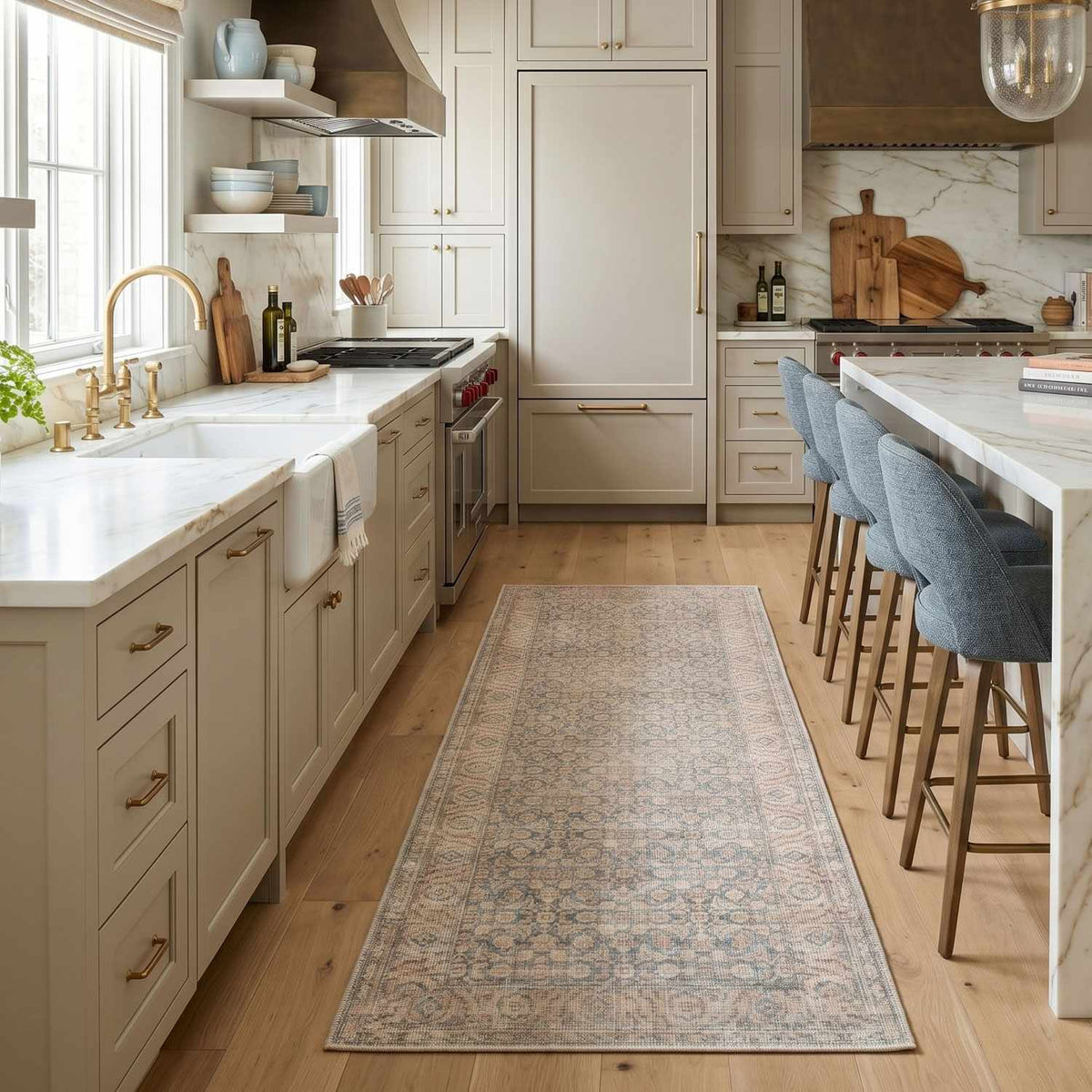 Sylvia Machine Woven  Jenni Yolo Home x LIVABLISS JYSL-2302 Washable Area Rug
