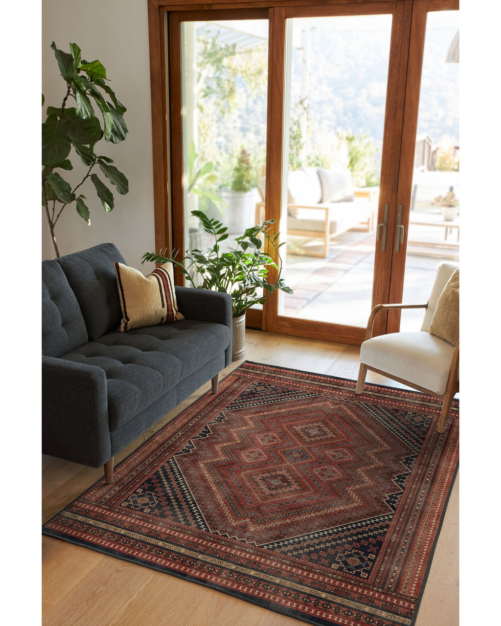 Kaden Amber Red Rug
