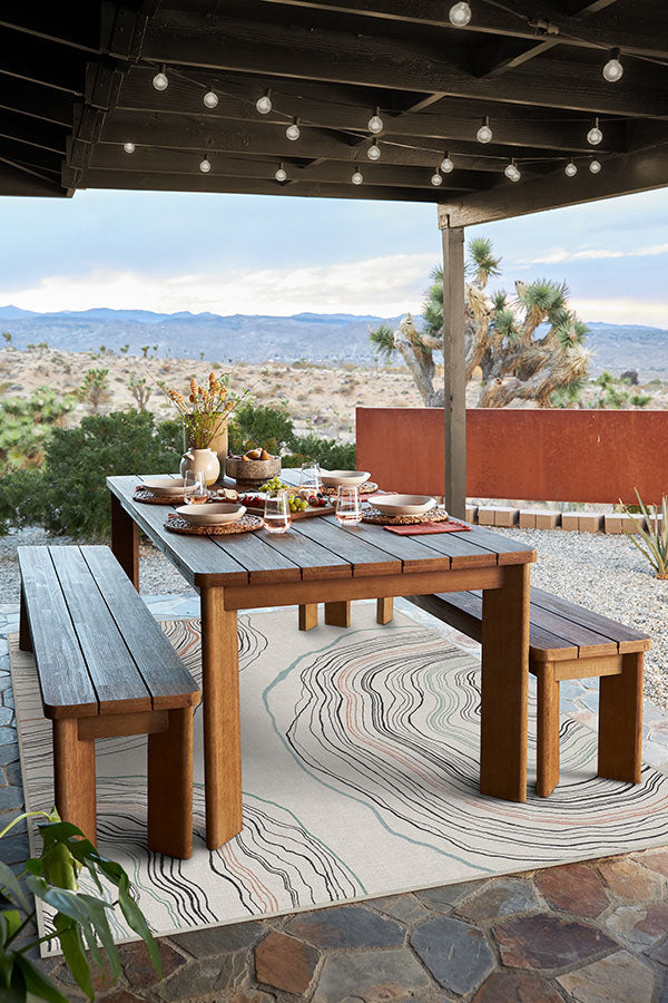 Kalder Sandstone Outdoor Rug