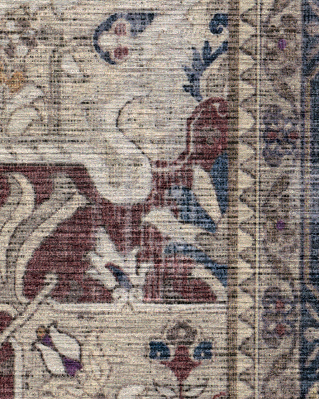 Kamran Royal Blue Rug