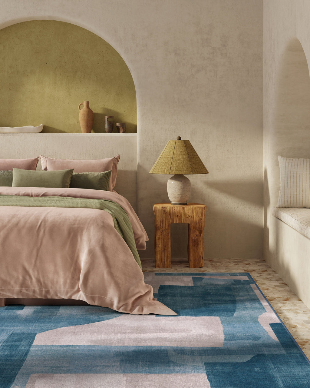 Kasbah Blue Flatwoven Rug
