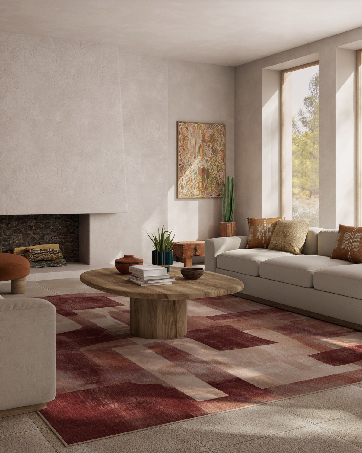 Kasbah Red Flatwoven Rug