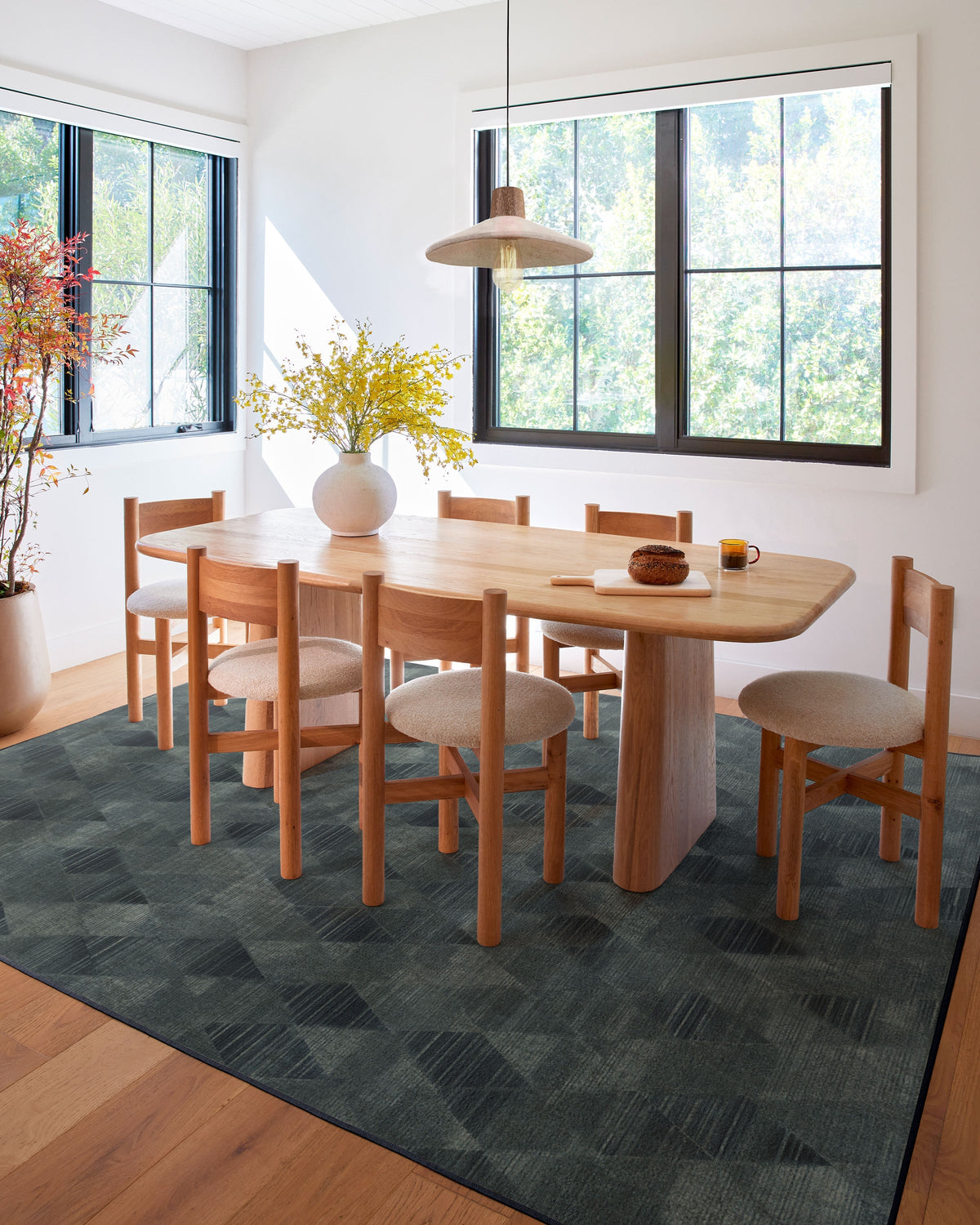 Kavi Mosaic Charcoal Rug
