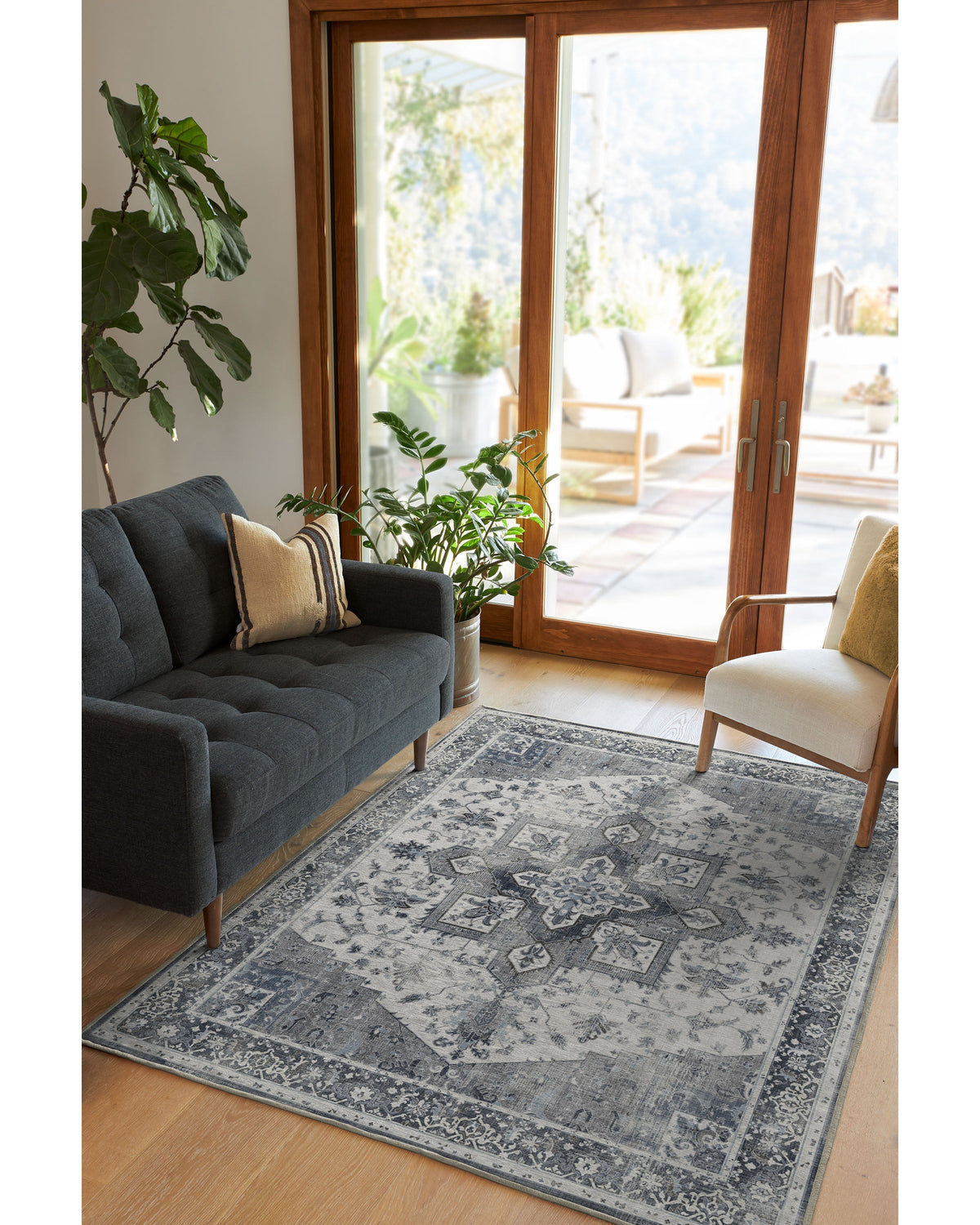 Kira Stone Blue Rug