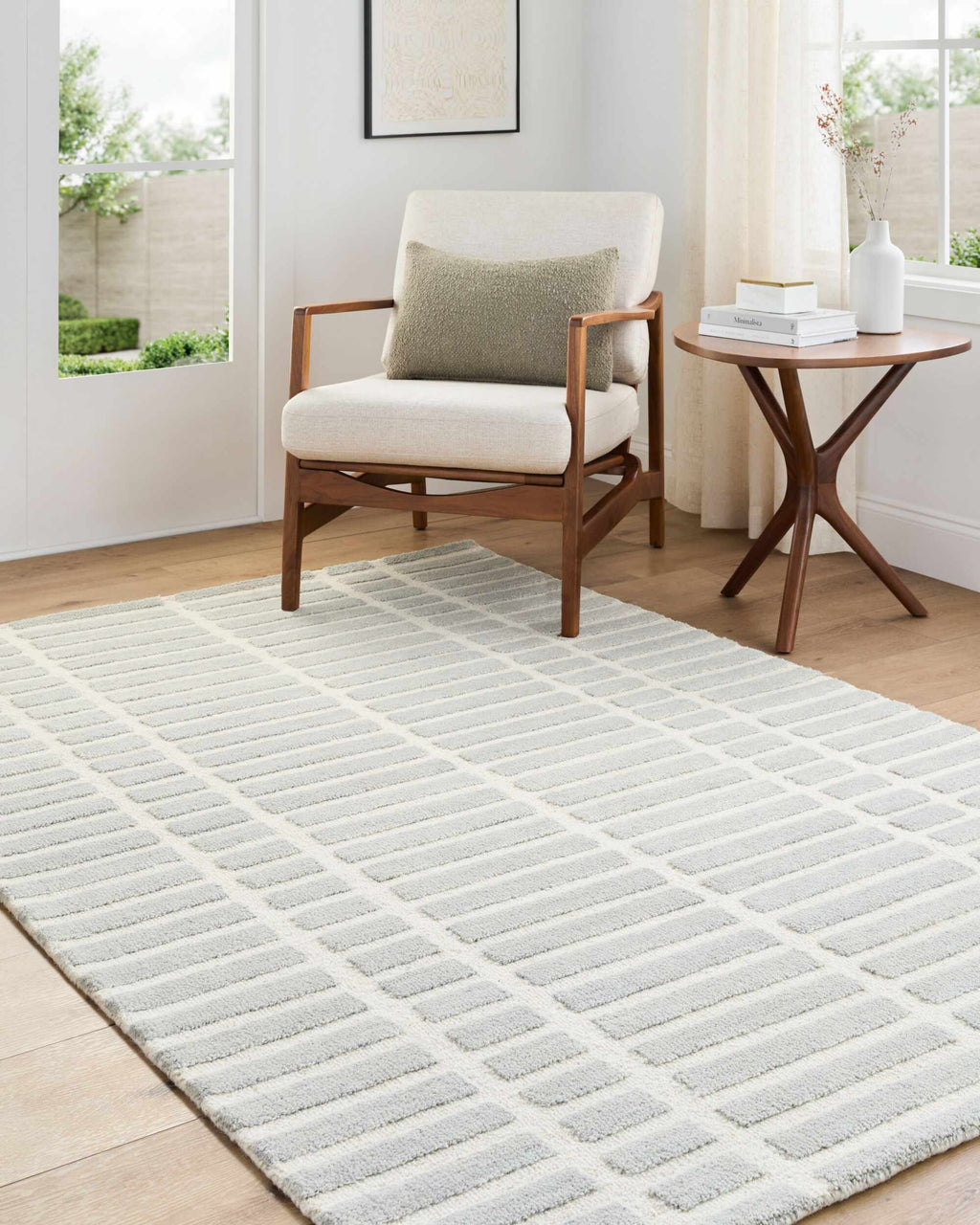 Bendek Medium Gray Area Rug