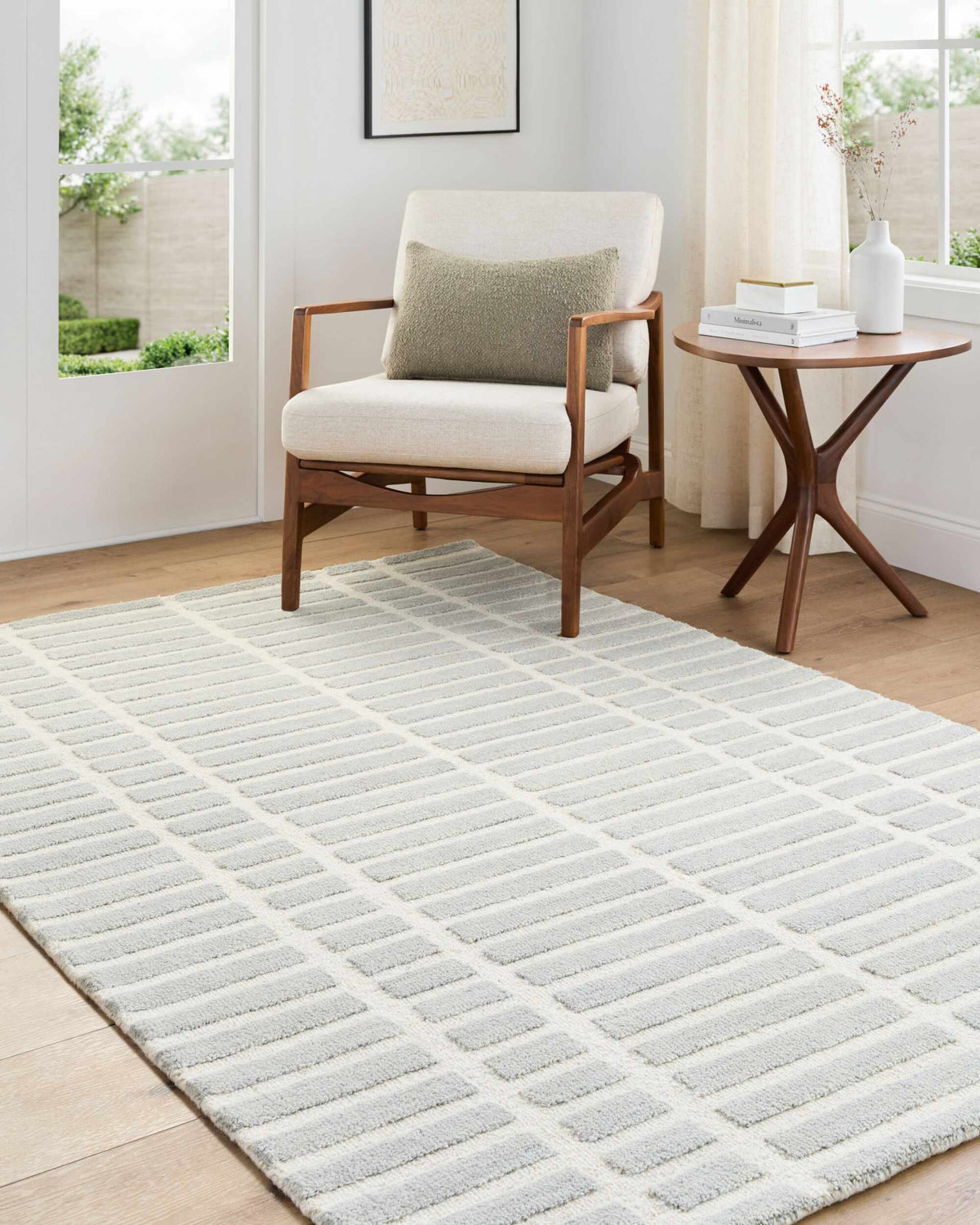 Bendek Medium Gray Area Rug