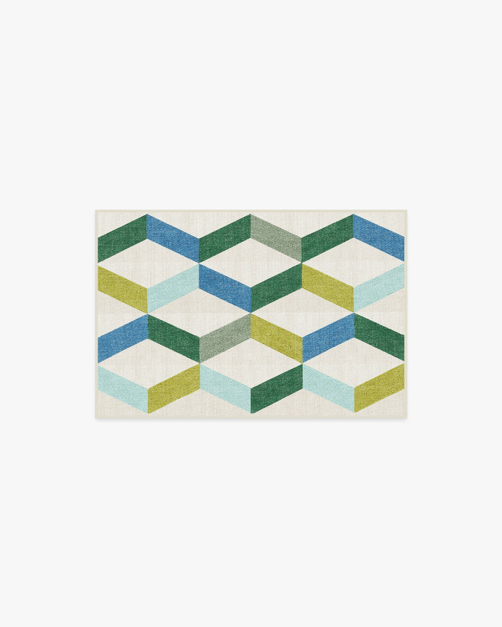 Kya Teal Flatwoven Rug