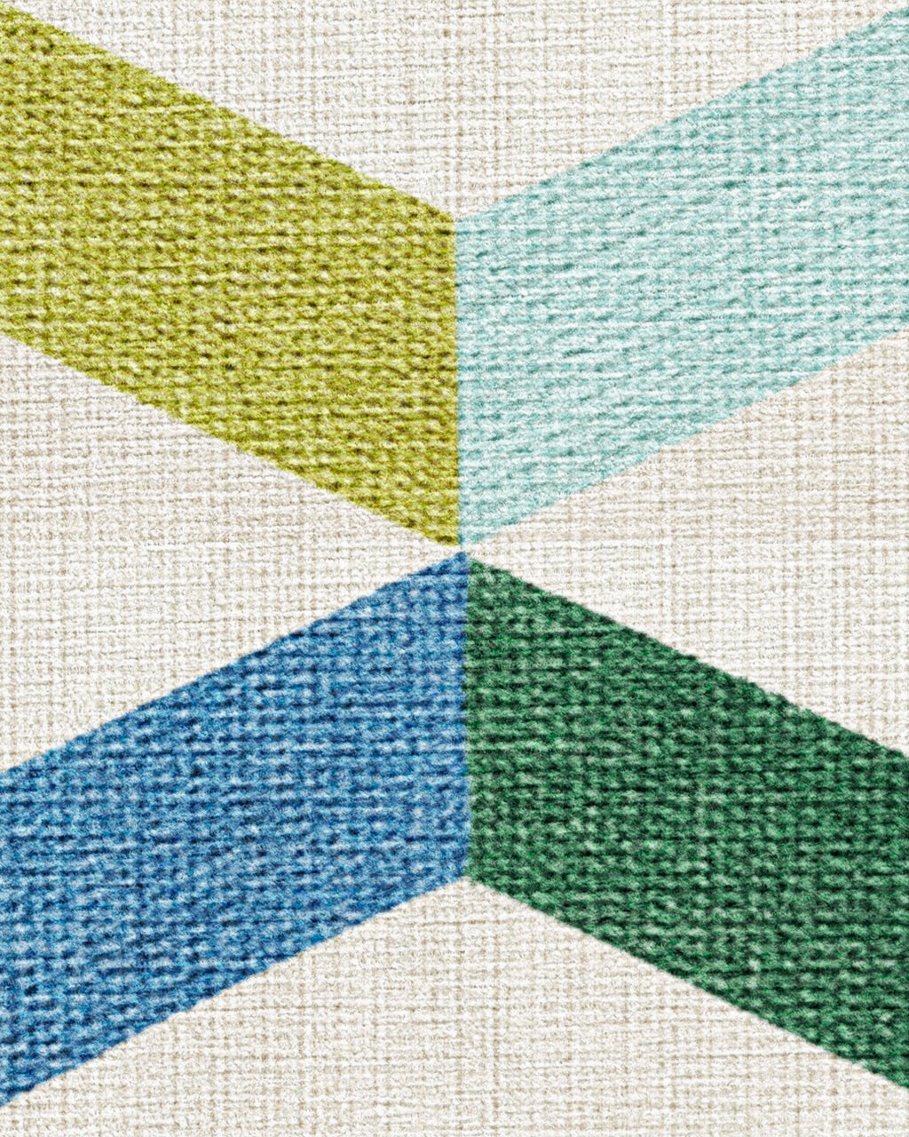 Kya Teal Flatwoven Rug