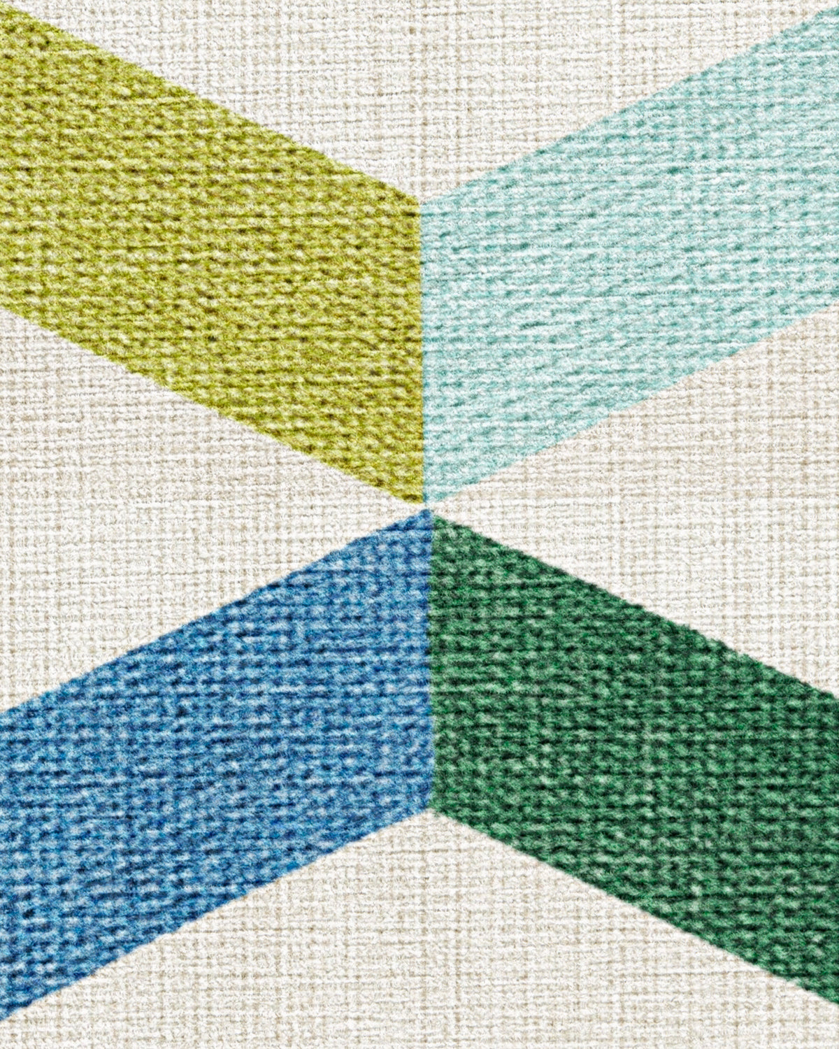 Kya Teal Flatwoven Rug