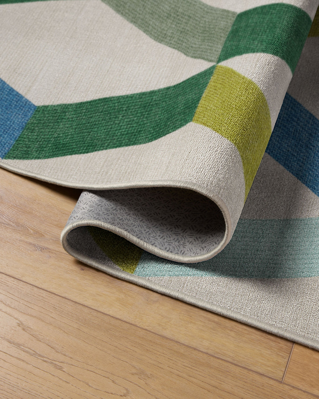 Kya Teal Flatwoven Rug