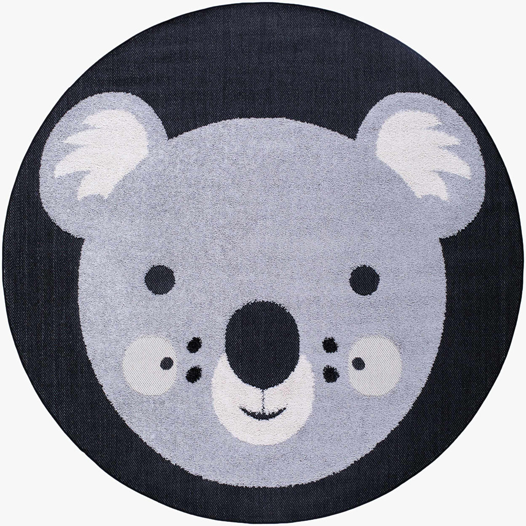 Kids Koala Animal Print Nursery Outdoor Area Rug - Clearance