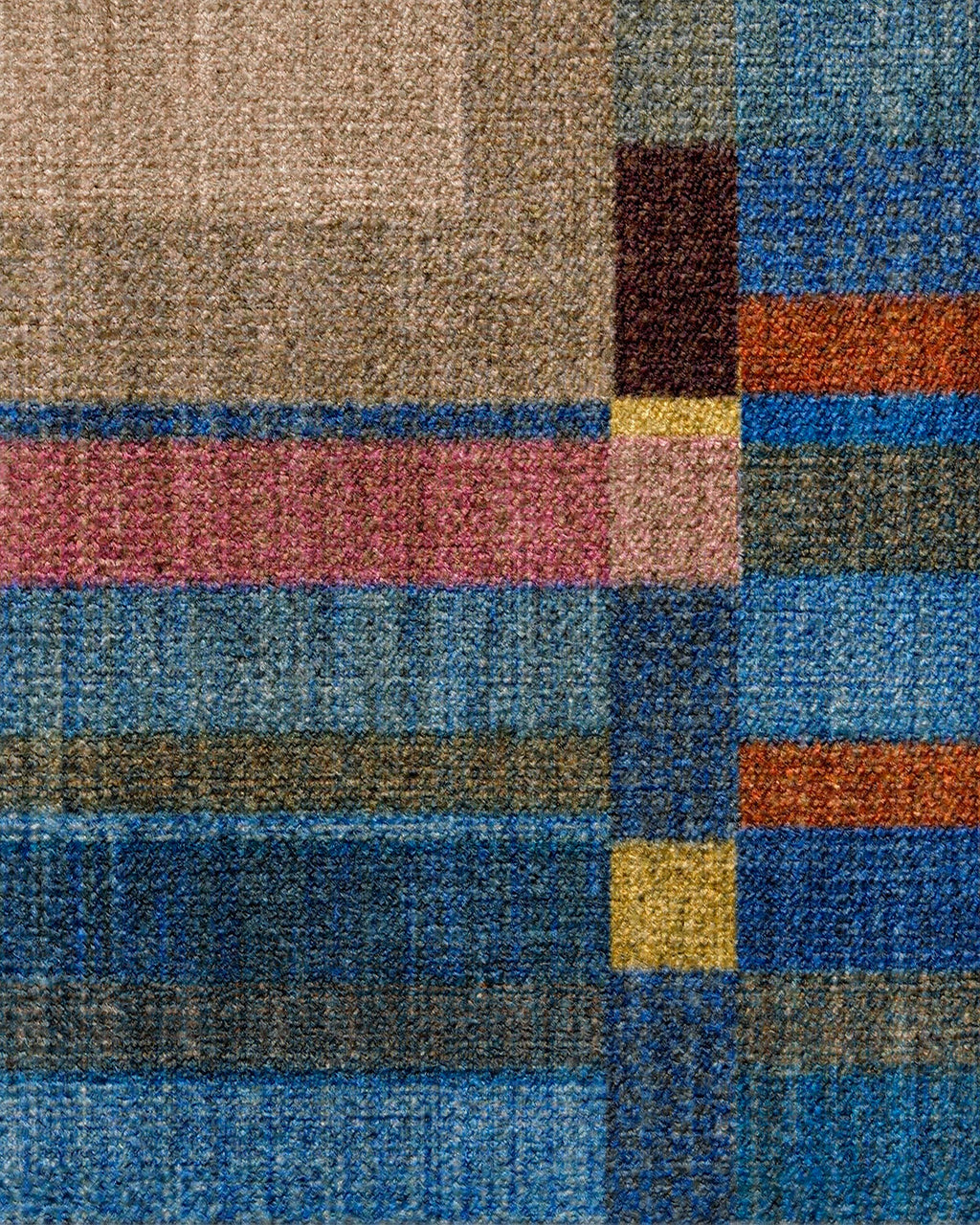 Lad Blue Flatwoven Rug by Jungalow