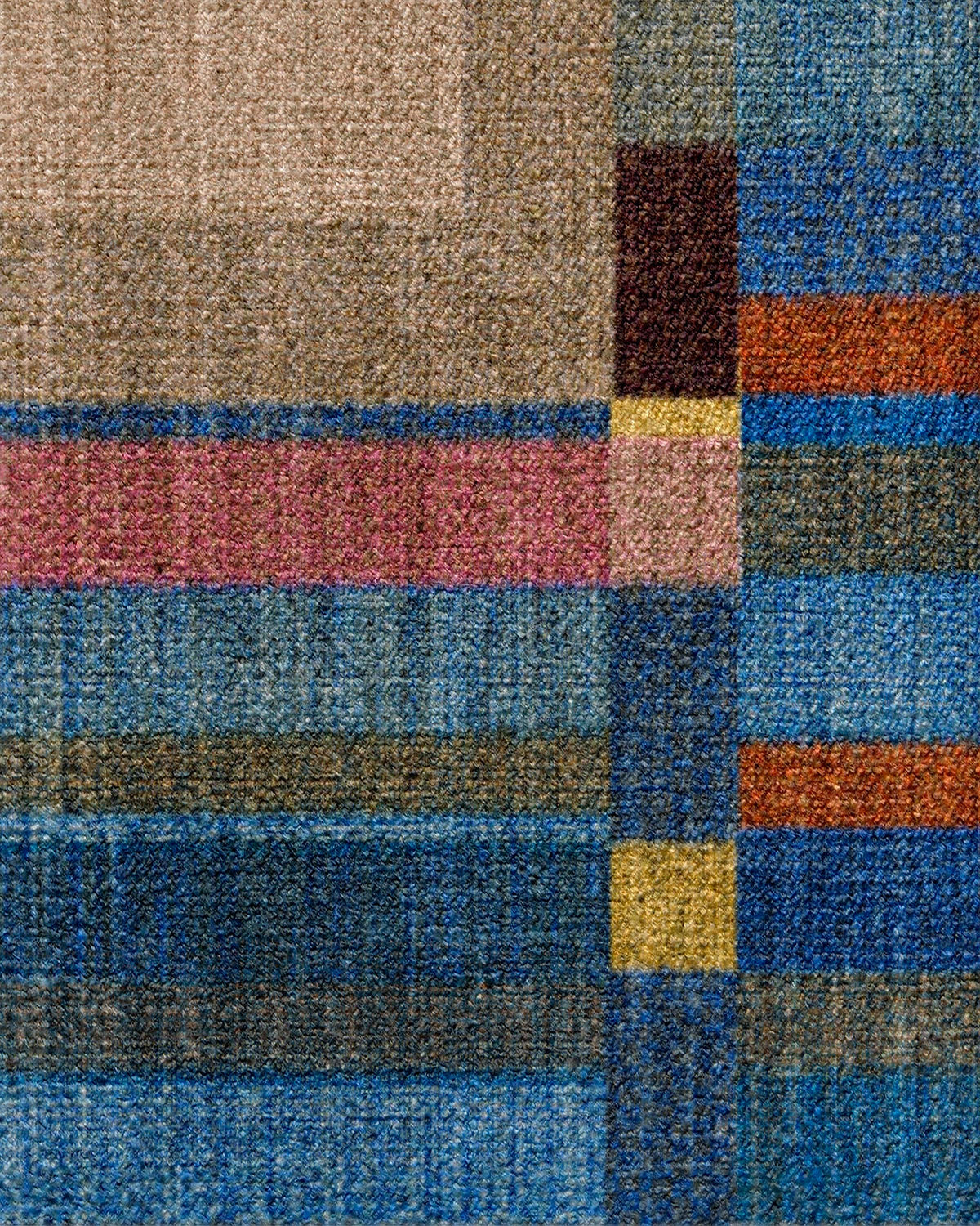 Lad Blue Flatwoven Rug by Jungalow