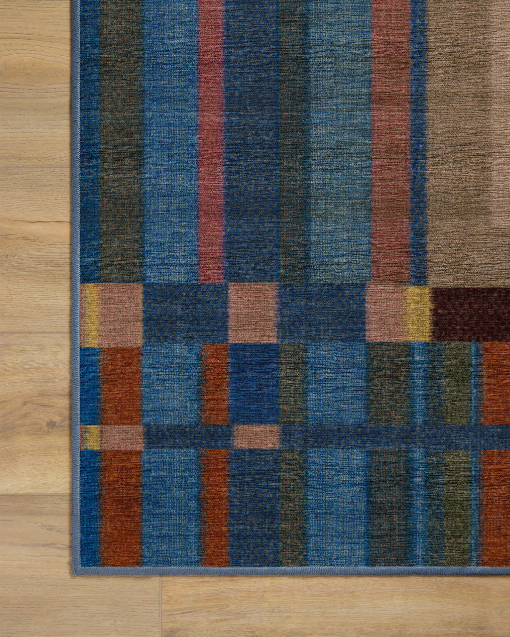 Lad Blue Flatwoven Rug by Jungalow