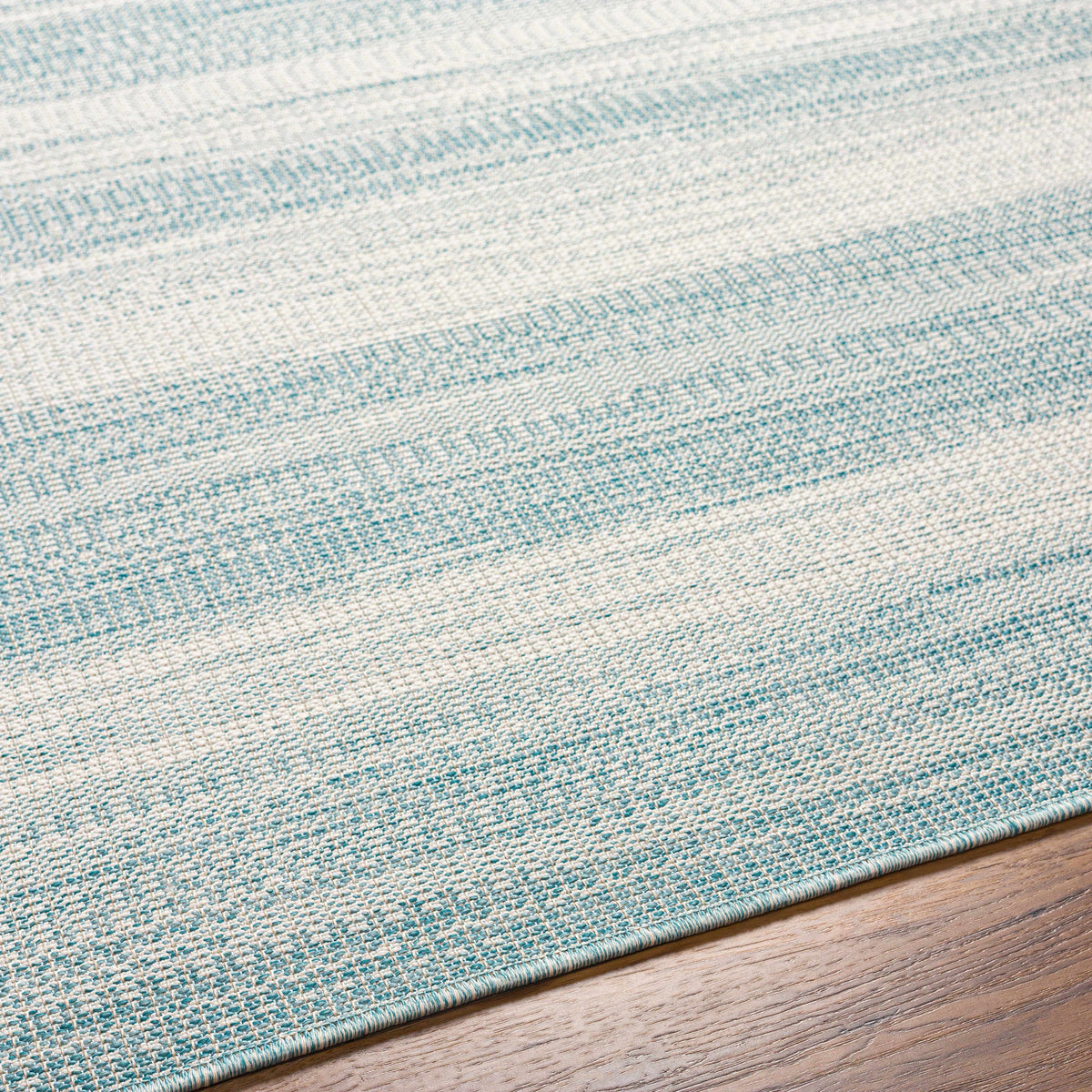 Kris Teal Outdoor Area Rug - Clearance