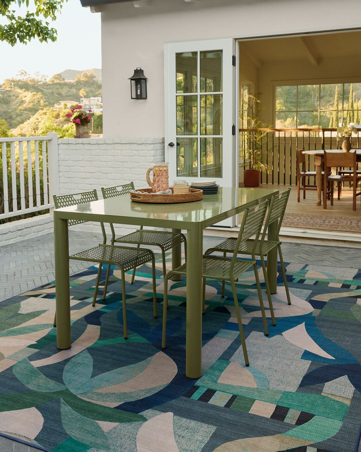 Laguna Blue Outdoor Rug