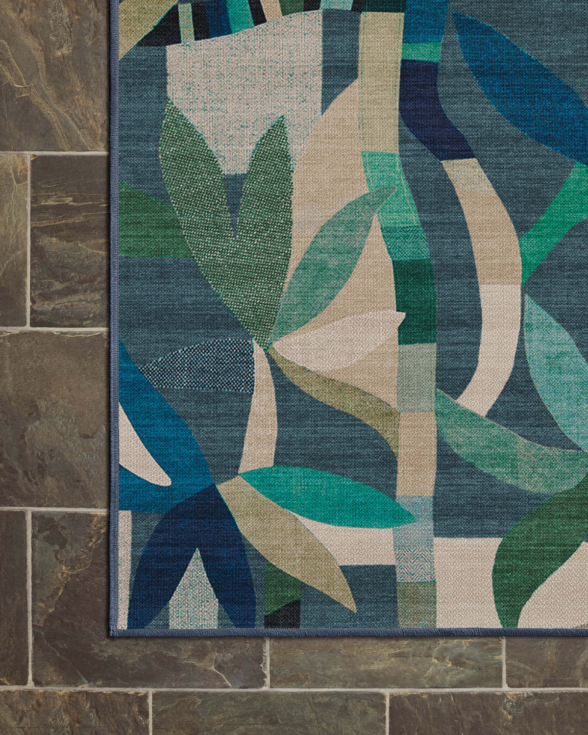 Laguna Blue Outdoor Rug