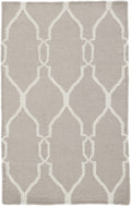 Lamy Beige Trellis Wool Rug - Clearance