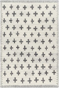 Lotta Light Silver Modern Wool Area Rug