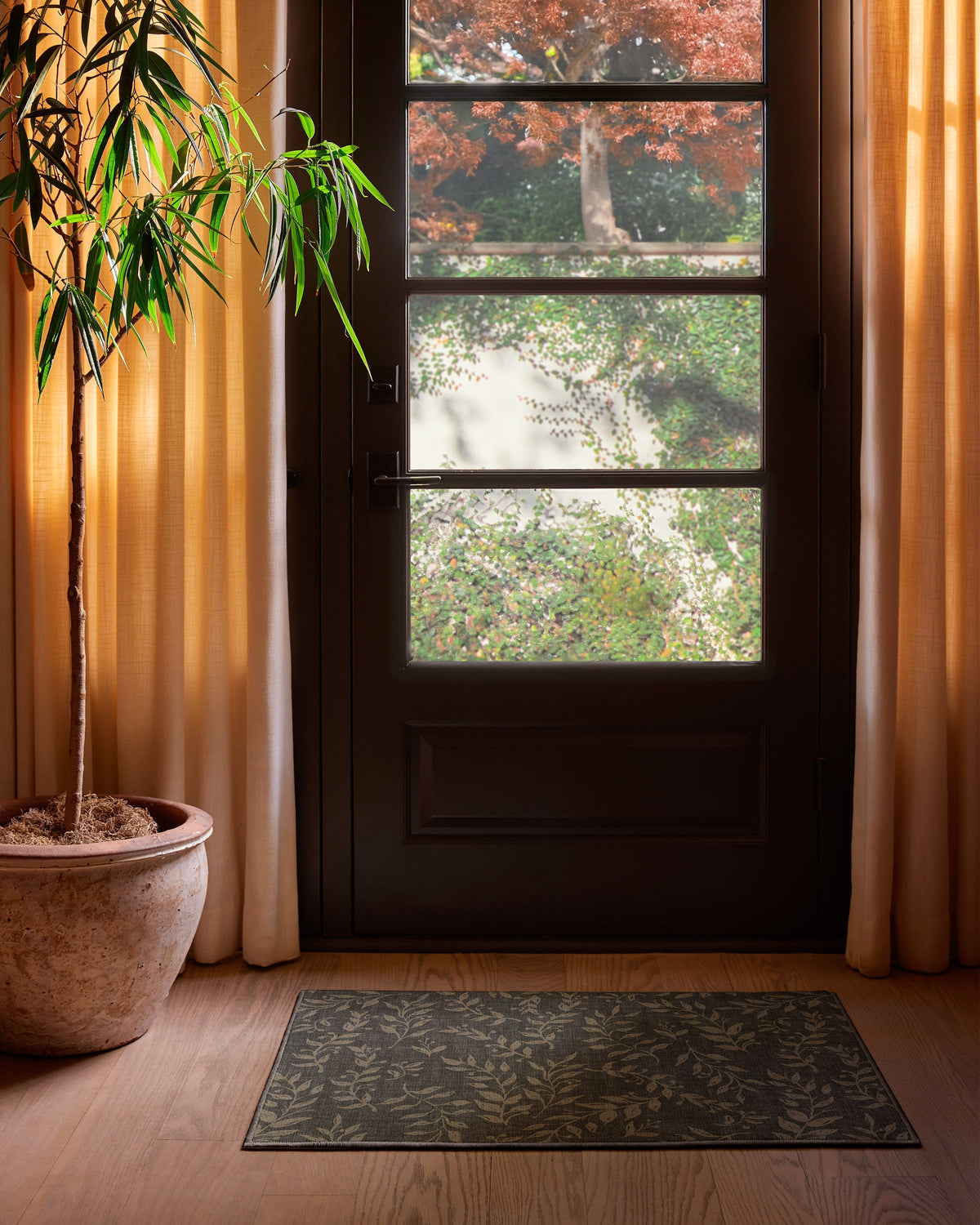 Leland Brown Flatwoven Rug