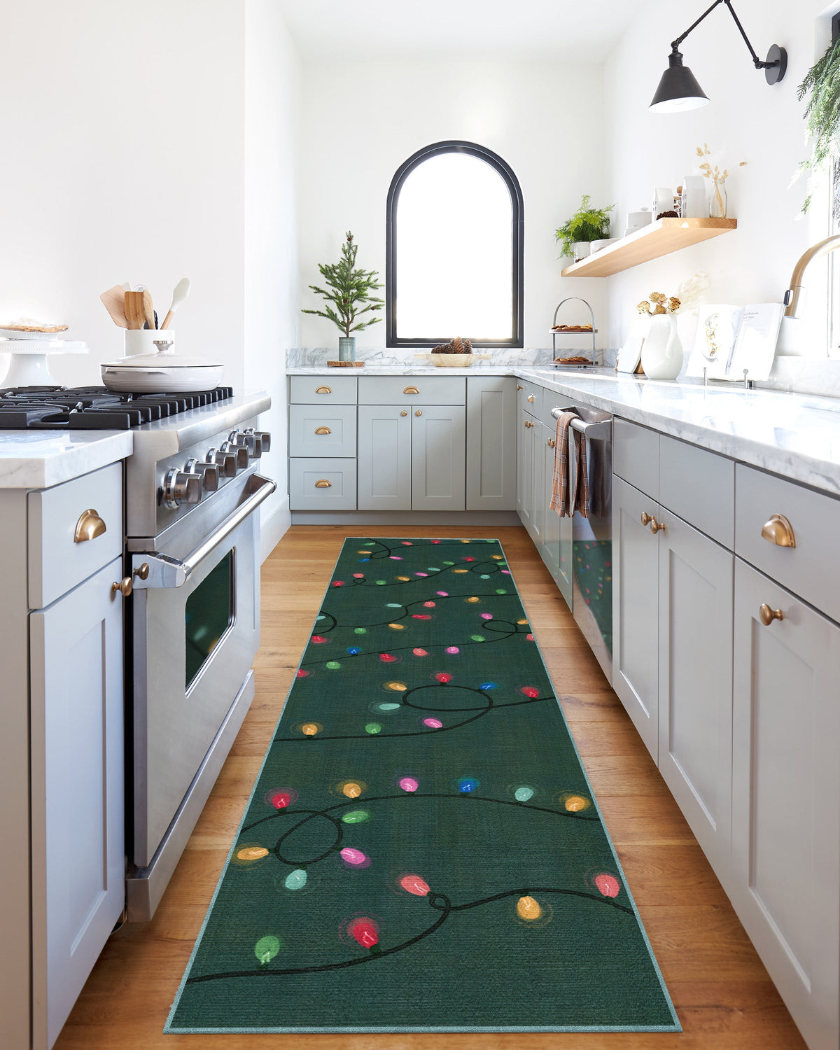 Let It Glow Green Rug