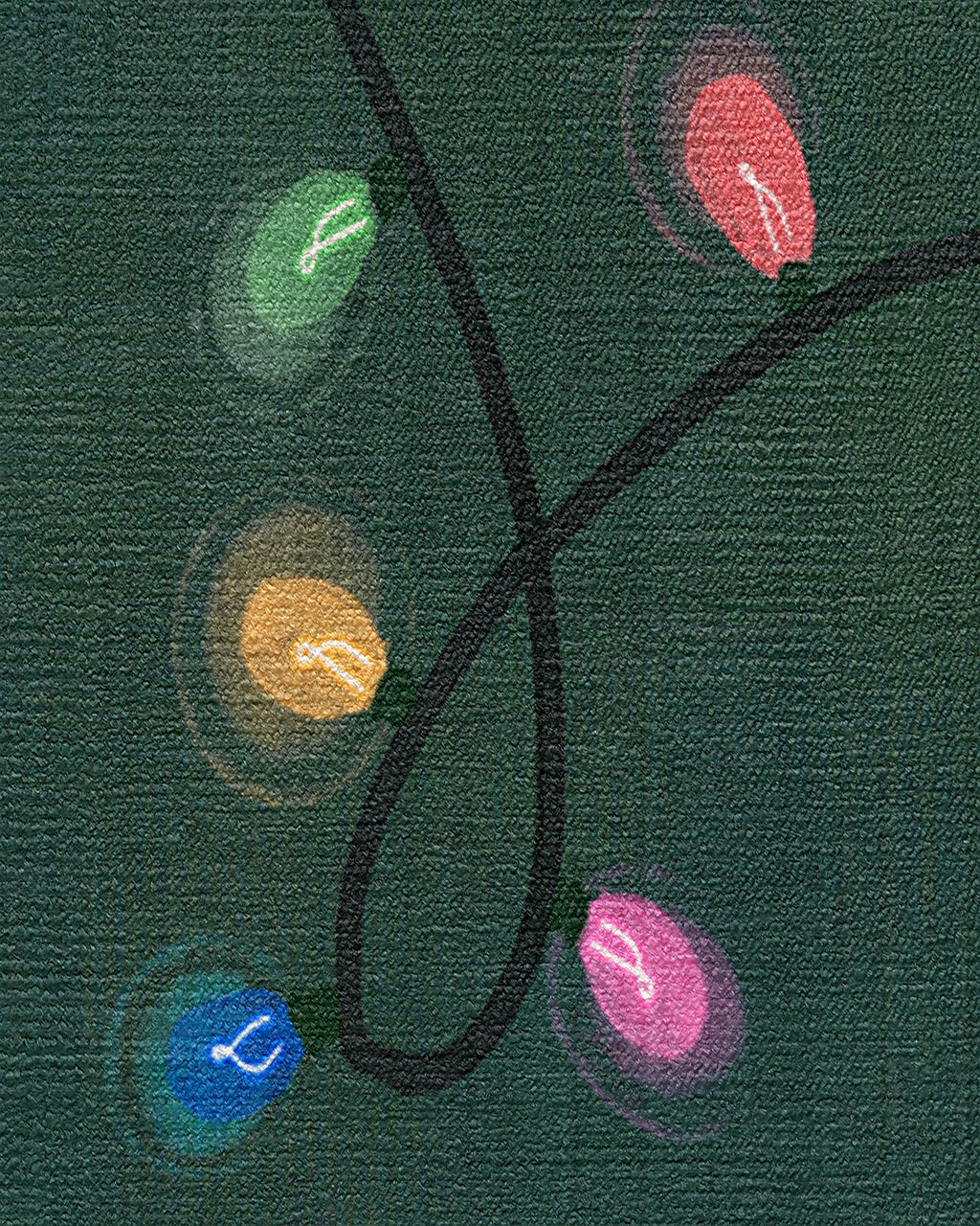 Let It Glow Green Rug