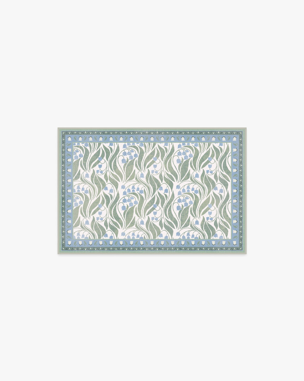 Lila Ivory & Soft Blue Rug