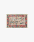 Lilou Currant & Teal Green Flatwoven Rug
