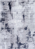 Limao Abstract Denim Area Rug - Clearance