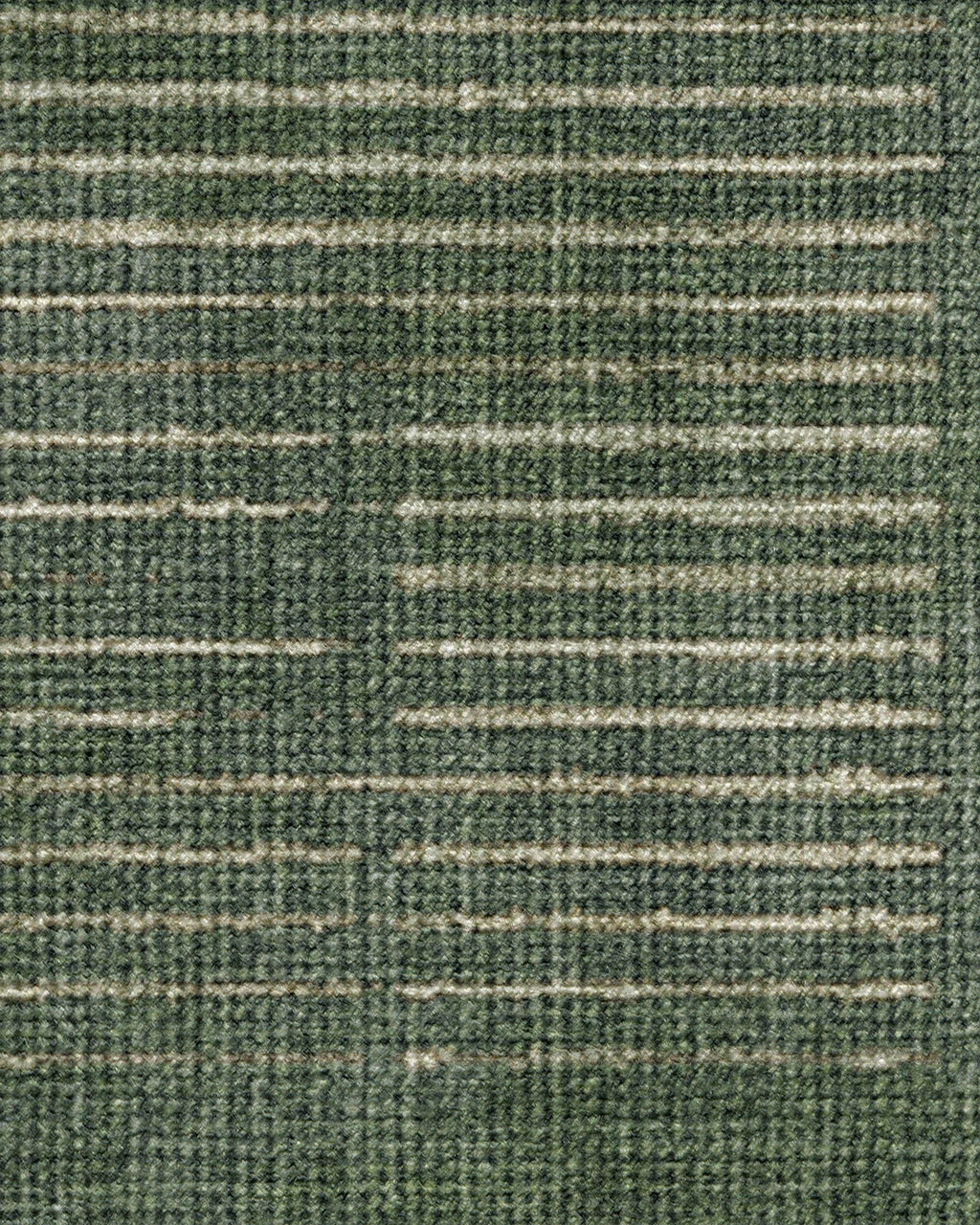 Linear Oasis Green Rug