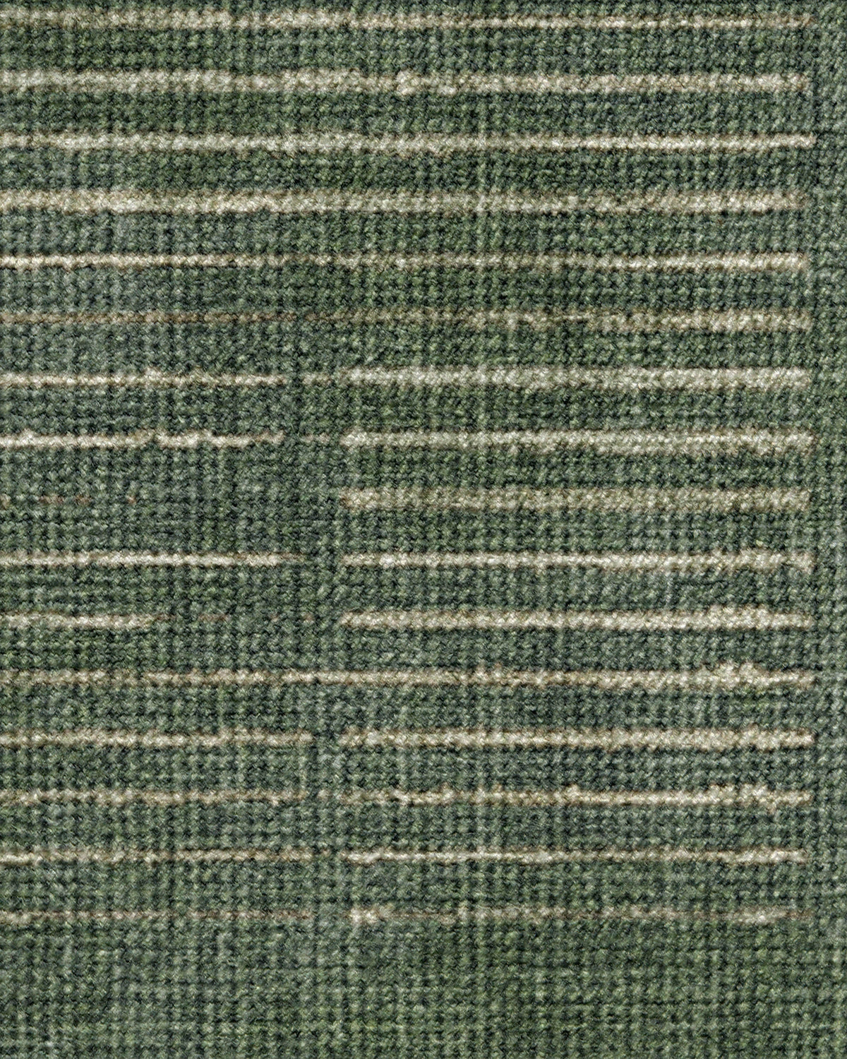 Linear Oasis Green Rug