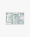 Linear Oasis Ivory & Blue Rug