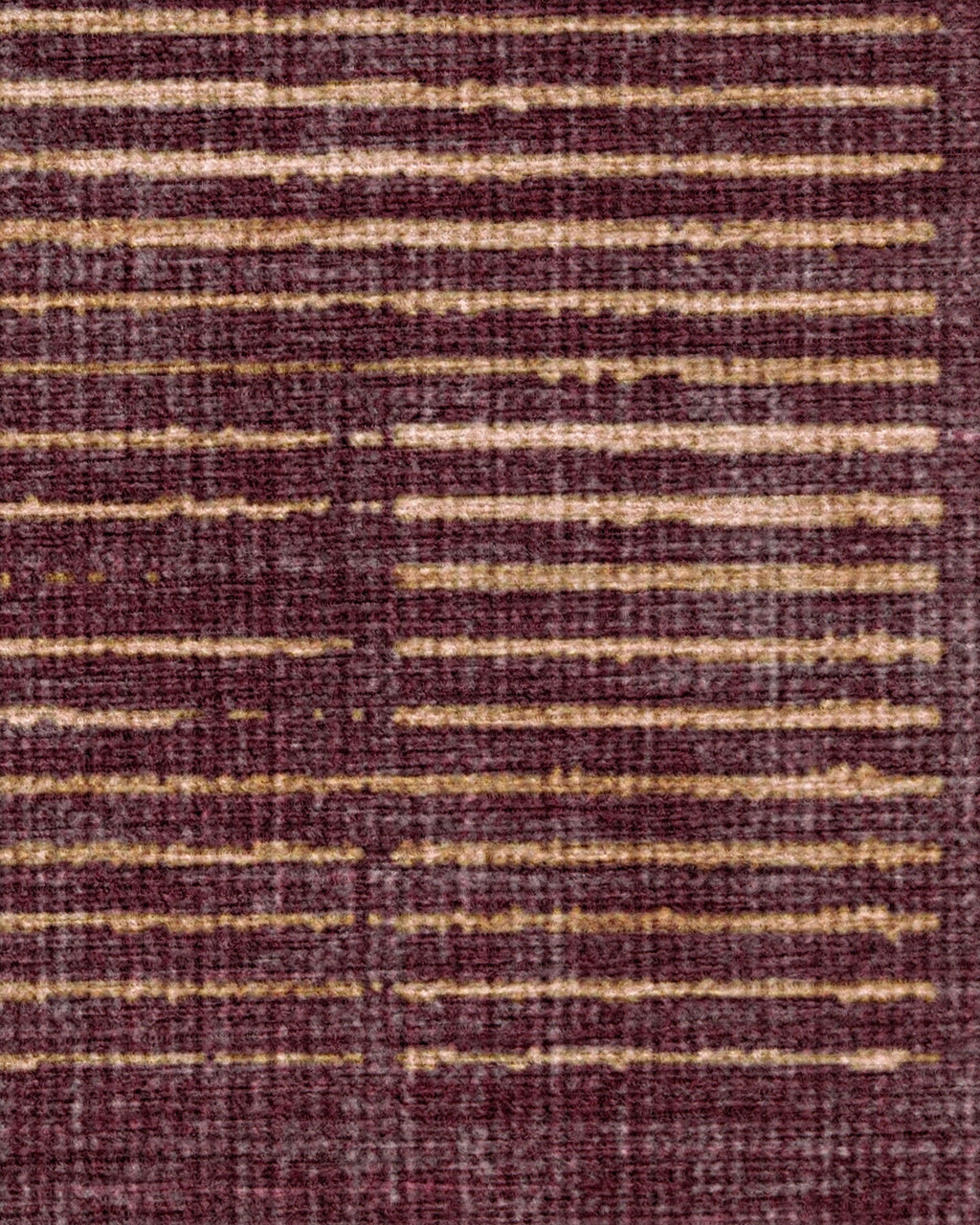 Linear Oasis Rust Red Flatwoven Rug