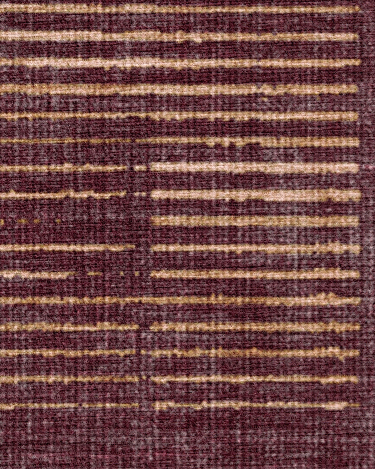 Linear Oasis Rust Red Flatwoven Rug