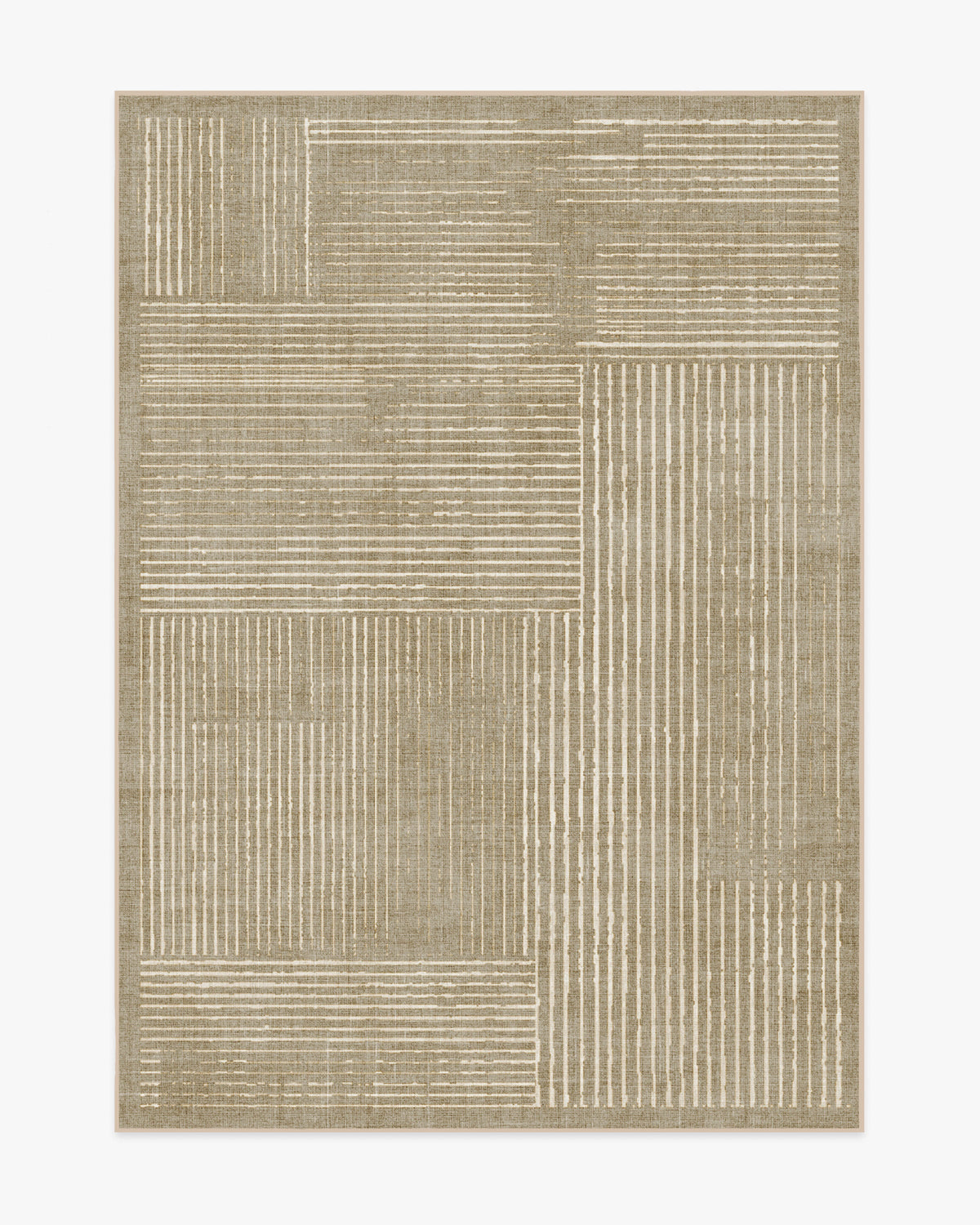 Linear Oasis Warm Taupe Rug