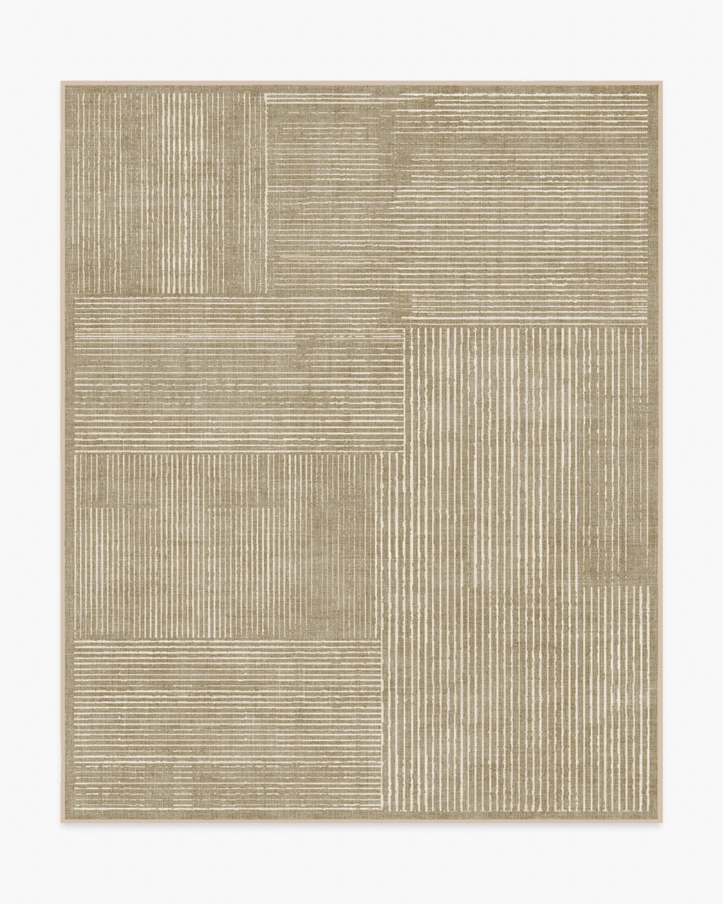 Linear Oasis Warm Taupe Rug