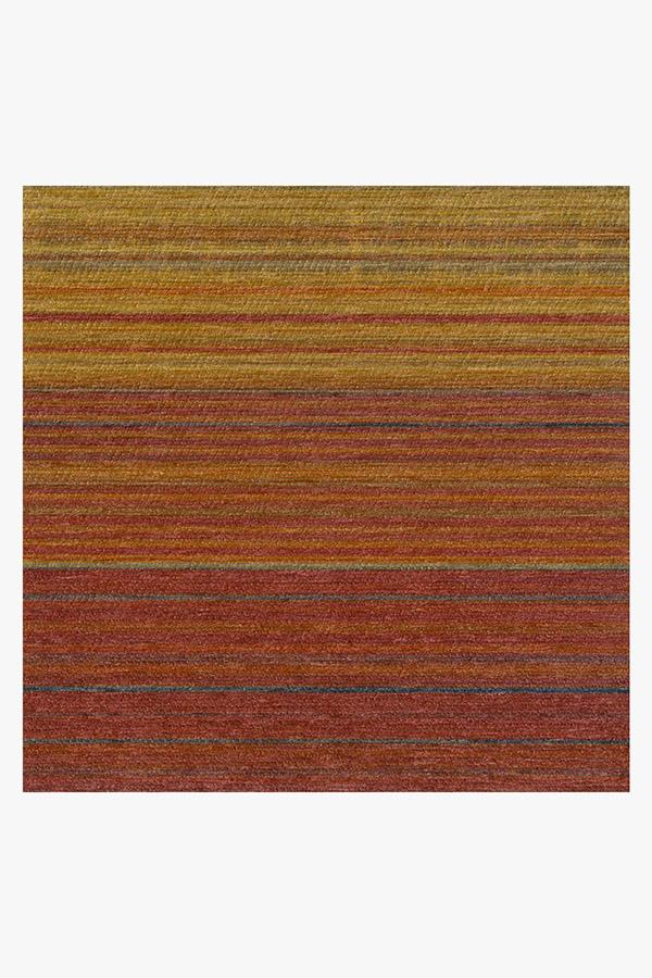 Linear Striped Multicolor Rug