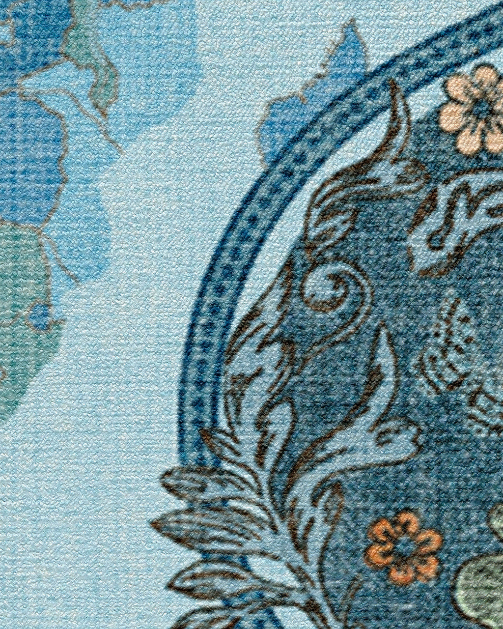Little Explorer Blue & Grey Rug