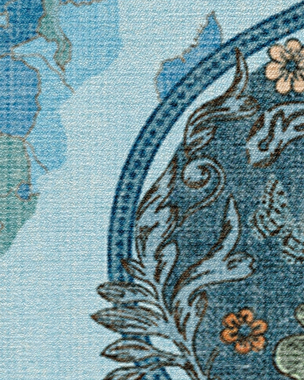 Little Explorer Blue & Grey Rug